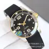 Zf Concas Wave Reloj de Pulsera Mecánico Totalmente Automático para Hombre, Acero Inoxidable, Resistente al Agua, Anillo de Cerámica con Luminiscente