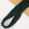 Banda elástica redonda de 0.8-2.0 mm, cordón elástico de látex colorido para joyería, manualidades hechas a mano y pulseras