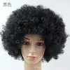 Tocado falso pelo rizado redondo accesorios tocado extragrande peluca grande peluca afro abanico pelo