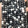 Angqi Miçangas Soltas Jade Natural Ágata Miçangas Soltas Acessórios para Joias DIY Pedra Olho de Tigre Contas para Colar Venda por Atacado