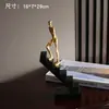 Sala de estar de Casa Nueva Decoración Suave Gabinete de TV Gabinete de Vino Adornos Decorativos Arte de Lujo Ligero Moderno