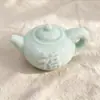 Ornamento Cerâmico Giratório de Peixe Koi para Animal de Estimação de Chá Decoração de Mesa Novo Estilo Chinês Artesanato Presente Criativo Aquisição Corporativa