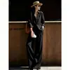 Conjunto Casual Relaxado de Linho para o Verão de 2026 no Estilo Old Money, Um Conjunto Completo de Camisas de Algodão-Linho Brancas de Alta Qualidade para Mulheres