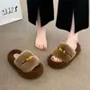 Sandalias Elegantes Cómodas de Diseño de Nicho para Mujer 2026 Estilo Popular de Celebridad de Internet Europeas Americanas de Color Sólido Pequeñas Chanclas de Cintura Alta