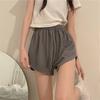 Pantalones cortos deportivos color caqui para mujer, pantalones deportivos de verano 2022, nuevos pantalones casuales adelgazantes de cintura alta con forma de A