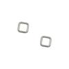 Hebilla cuadrada, accesorios de hardware para equipaje, hebilla cuadrada de línea redonda, ancho interior de 2 cm, hebilla de labio, hebilla de cinturón para bolso, accesorios para bolso