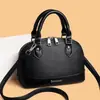 Bolso de mujer transfronterizo, moderno y de alta gama, bolso de concha vintage, versátil y elegante, con textura de lichi, se puede llevar como bolso de hombro, bolso cruzado o bolso de mano