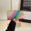 Bolsa de Acrílico 2026 Nuevo Modelo Moda Europea y Americana Brillante Colorida Bolso de Hombro Cruzado para Mujer Cadena Caja Bolso de Moda