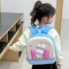 Mochila de Lunares con Lazo para Niños y Niñas, Linda Mochila Escolar Pequeña de Caparazón Duro de Conejito 3D para Niñas, Nueva Mochila Infantil
