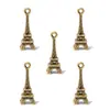 Acessórios para Joias de Liga DIY Pingente Torre Eiffel Pulseira de Liga Retrô Colar Pingente Pequeno E10