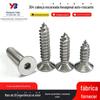 Fabricante de Parafusos Autoatarraxantes Kca de Aço Inoxidável 304 com Cabeça Escareada e Sextavada Interna, Parafusos Autoatarraxantes de Cabeça Chata e Sextavada Interna, Parafusos Autoatarraxantes de Cabeça Chata e Cabeça Fina