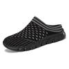 Verão Feminino Outdoor Meia-Anágua Sapatos Casuais para Exterior Transfronteiriços Praia Preguiçosos Slip-On Sapatos de Malha Respirável para Mulheres