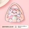 Bolsa Ziplocável Transparente Estilo Cartoon Japonês para Doces e Salgadinhos, Bolsa de Mão Auto-suportável, Armazenamento para Pendurar Joias Transfronteiriço