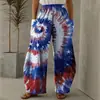 Pantalones Largos para Mujer Estilo Europeo, Americano y Coreano con Bolsillos Dobles, Sueltos y Cómodos, Ropa Casual Artística Creativa, Cómodo Estampado Digital 3D