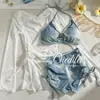Novo Maiô Feminino Conjunto Dividido de Três Peças Sexy de Um Ombro com Gola Halter Emagrecedor e que Cobre a Carne Puro Desejo Maiô de Praia