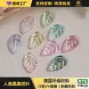 [Paquete de 50] Sirena Cristal Hojas Retorcidas Retro Hecho a Mano DIY Accesorios para el Cabello Pasador Joyería Material Accesorios