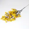 Simulación de pequeñas estrellas de tela de seda de color, pequeñas flores falsas florales, decoración del hogar, arreglo floral, conjunto de adornos para auditorio de boda