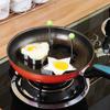 Molde de aço inoxidável para omelete de desenho animado, modelo de ovo frito para cozinha, molde de biscoito assado, molde de ovo pochê, ovo frito