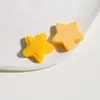Acessórios de Cabelo de Pelúcia Coloridos Estrela de Cinco Pontas, Presilhas de Cabelo, Acessórios para Joias DIY Atacado