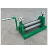 Nueva Máquina Curvadora Manual de Rodillos Redondeadora Enrolladora Cilindradora Manual Pequeña para Latas Espesor de Rodillo 2 mm