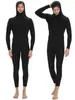 Traje de buceo de una pieza de neopreno de 3 mm para hombre, cálido, con cremallera en la espalda, adecuado para snorkel, buceo profundo, natación en invierno y buceo