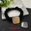 Yingyi Joias DIY Base para Anel de Cabelo Intestino Delgado com Tecido Song Brocado Anel de Cabelo de Alta Elasticidade Estilo Chinês Aplique Material para Acessórios de Cabelo
