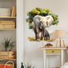 Comercio exterior árbol elefante dormitorio sala de estar armario dormitorio decoración del hogar pegatinas de pared autoadhesivas al por mayor HY-C078