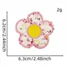 Nuevo Parche de Tela Bordado con Letra Inglesa Floral Corazón Flor Accesorios Parche Sello Bordado Punto Autoadhesivo