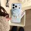Funda para Teléfono Móvil Cute Cartoon Umbrella Jade Dog Stand Apple 17Promax Adecuada para 16Pro Magnética de Doble Capa 15P