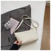 Bolsa Pequena com Padrão de Lichia para Mulheres, Estilo Novo, Alta Qualidade, Bolsa Simples para o Dia a Dia, Bolsa de Ombro Versátil para Trabalho