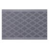 Individual Diamante Tejido Teslin Tapete Aislamiento PVC Mantel Individual Jacquard Seda Brillante Occidental Posavasos Lavable Tapete para Tazón