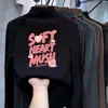 Roupa de baixo feminina com forro de fleece, novo estilo outono/inverno, roupa íntima para meninas pequenas, camiseta de manga comprida moderna e quente, top casual