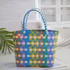 Tailandia Chiang Mai Bolsa Cesta de Verduras Bolsa Dopamina Tejida a Mano Bolsa de Compras de Gran Capacidad Bolso de Mano para Dama Viajera
