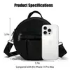 2026 Nova Bolsa Pequena Redonda Bolsa para Celular para Mulheres Versátil Bolsa de Ombro para o Dia a Dia Moda Coreana Bolsa Transversal Versátil