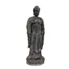 Estatua de Buda Shakyamuni de Cobre Estilo Antiguo, Buda Vajra de Aleación de Cobre Decoración del Hogar Mini Loto Estatua Pequeña de Buda, Adorno de Bolsillo