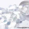 Lentejuelas Escama de Pez Redondas de Borde Redondeado de 8/15/25 mm Materiales Hechos a Mano DIY Vestido de Novia Vestido Ropa para Niños Lentejuelas