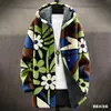 Cruce de Fronteras Nuevo Modelo Temu Independiente 3D Digital Libre de Riesgos para Hombre Holgado con Cremallera Sudadera Cardigan Chaqueta de Algodón DIY desde Imágenes