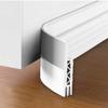 Tira Selladora Inferior para Ranura de Puerta Puerta de Madera A prueba de Viento, a Prueba de Polvo y Aislamiento Acústico Herraje para Puerta Autoadhesivo PVC Tira de Goma para Hueco Inferior de Puerta