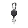 Hot transfronteiriço 250g corda de fio super elástica fivela de puxar fácil chaveiro telescópico ao ar livre fácil de puxar anti-perda anti-roubo