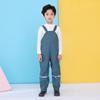 Calças de Chuva Forradas com Fleece para Meninos e Meninas, Calças Longas Impermeáveis para Bebês, Alunos do Jardim de Infância e Crianças Pequenas