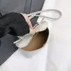 Bolso de Moda con Patrón de Lichi para Mujer, Nuevo Modelo 2026, Bolso Simple Tipo Caja, Bolso Cruzado Versátil de Gama Alta de Nicho
