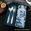 Conjunto de Faca, Garfo e Colher para Bife Ocidental, Colher de Aço Inoxidável, Talheres para Comida Ocidental Atacado