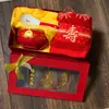 Tazón de Longevidad de 4.5 pulgadas Grabado al por Mayor Hueso de China Remachado Año 8090 Caja de Regalo de Agradecimiento Cumpleaños Centenario Banquete de Longevidad Regalo de Agradecimiento