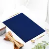30*45cm Mantel Individual Venta al por mayor Transfronteriza Vajilla Teslin Mesa Impermeable PVC Mesa de Comedor Aislamiento Térmico Mantel Marco Diagonal Comida Occidental