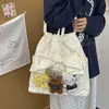 Bolsa Ita Japonesa Fofa de Estrela com Cordão Bolsa para Boneca Laço Grande Capacidade Versátil Mochila para Trabalho e Escola Bolsa Ita Feminina