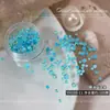 Acessórios para Nail Art Contas de Bolha Sereia Tamanhos Mistos Coloridos Contas Aurora Meio Redondas com Fundo Plano Decoração de Unhas DIY