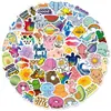100 Pegatinas de Letras Inglesas Pequeñas de 4 cm, Estilo Fresco y Sencillo, Importación Directa, Pegatinas Impermeables de Dibujos Animados para Patinetas y Guitarras, Calcomanías Vsco