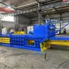 Prensa Empacadora Hidráulica Horizontal Personalizada de 80 Toneladas para Empaque por Compresión de Cajas de Papel de Desecho y Botellas de Plástico