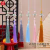 Pingente de Borla para Espada com Nó de Bambu Estilo Antigo Pingente de Bolsa DIY Nova Decoração Estilo Chinês Hanfu Pingente de Marcador de Página