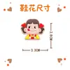 Bestseller Amazon Transfronteiriço [Série Fujiya] Hambúrguer Batata Frita Tamancos Charms de Sapato de Plástico Fivelas de Sapato